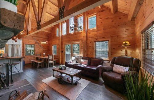 Cozy Log Cabin with Hot Tub 10 Min to Hunter Mtn - Foto 9