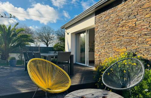 Confortable maison rénovée, jardin clos, 1km plage - Foto 15