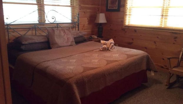 Spacious Party Hut Near Attractions by Redawning - Foto 3, Habitación