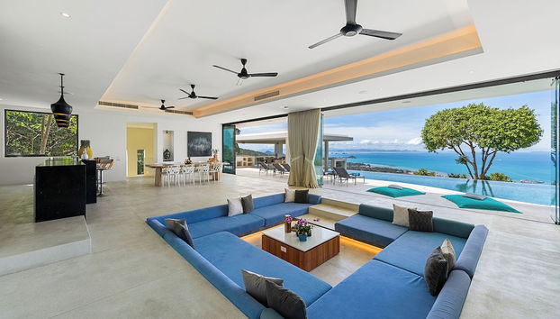 Zona de estar del vestíbulo