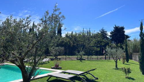 Mazet Brunelly - Foto 3, Garden, sunbed, Garden view