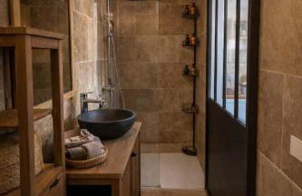 Studio cosy à Lagnes avec Piscine au milieu des oliviers - Foto 9