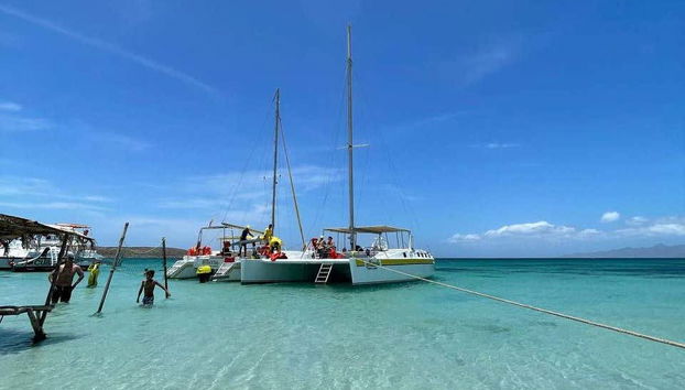 Sail on a catamaran to get to Cubagua