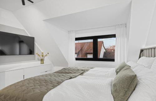 1-2 Personen - Parkplatz - Fahrradgarage - Zentrum - Küche - WLAN - Klima - Foto 6