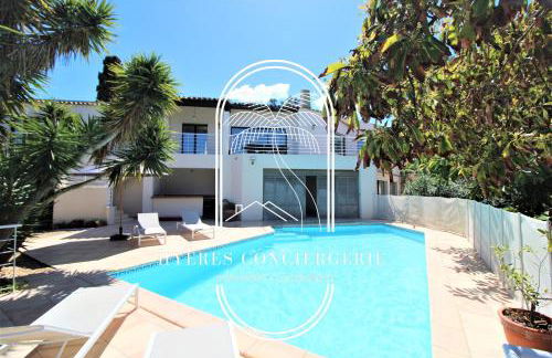 Villa l'Arbanaise vue mer piscine presqu'Ile Giens BY HC - Foto 6