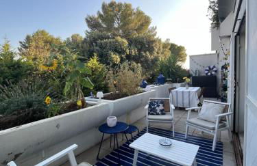 Grand studio avec terrasse ensoleillée 15 min plage - Foto 9