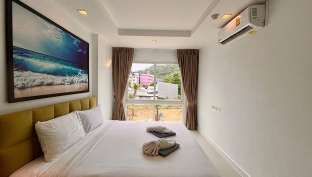 6-49 - 1 Bdr Condo With Balcony and Shared Pool - Foto 2, Habitación