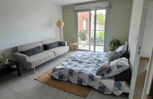 Un balcon à Monplaisir- 4 lits -garage - 47m2 - Foto 18