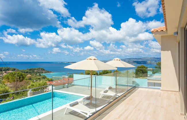 Villa Lassi Illios Large Private Pool Walk to Beach Sea Views A C Wifi - 3055 - Foto 40