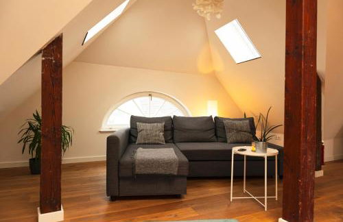 Wölkchen - Wohnung mit Balkon, Holzdielen & TV - Foto 13