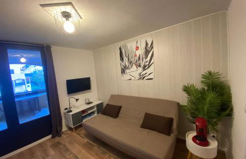 Poutran 2, studio 4 personnes au pied des pistes avec grande terrasse - Foto 6