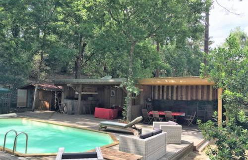 Cap Ferret Villa Grand Chalet Bois - Photo 2