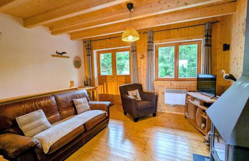 Chalet bois au calme, en lisière de forêt, balcons, sentiers balades Gérardmer & Alsace "Chalet Mon beau sapin" - Foto 10