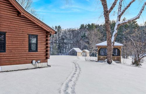 Log Cabin Fireplace Upper Valley - Wooded Chalet - Foto 47