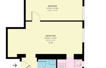 Modern 1 Bedroom Apartment in Kensington - Foto 12