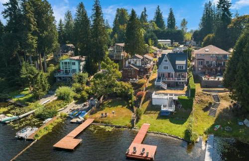 European White Castle on Lake Desire Private Dock - Foto 52