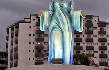 Apartamento novo vista do mar 64m2 2 dorms Wi-fi estacionamento grátis Praia Grande Mirim - Photo 3