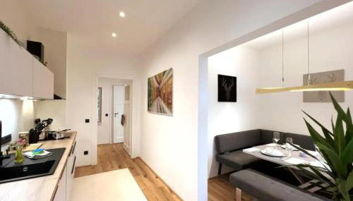 Soul-Apartment Balkon PrivatParkplatz 2 Boxspringbetten 55Zoll TV WLAN - Foto 4