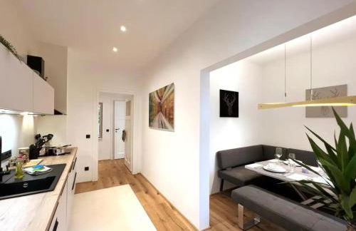 Soul-Apartment Balkon PrivatParkplatz 2 Boxspringbetten 55Zoll TV WLAN - Foto 4