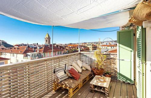 #9 Opera's Duplex panoramic Sea View Terrace & AC 1min to Beach - Foto 1