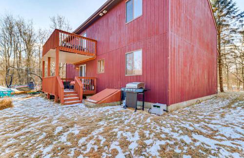 Private Spa, Fire Pit and Deck Poconos Home! - Foto 30