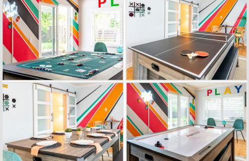 Colorful Home - Pool - Game Room - Basketball Court - BBQ & More - Photo 27