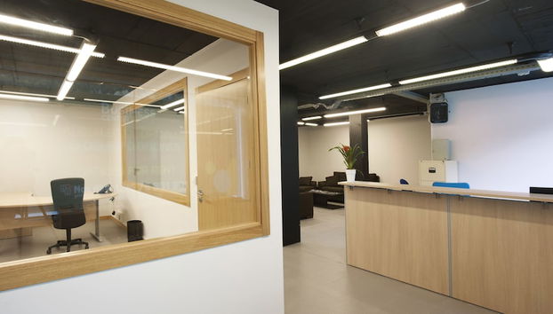 Mostrador de check-in y check-out