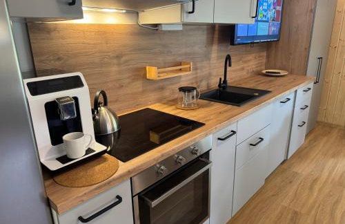 Domki przy jeziorze z prywatną plażą w Borach Tucholskich Pensjonat Alicja wczasy z dziećmi nowe luksusowe domki na skraju jeziora i lasu - Foto 28