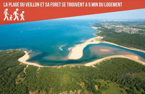 "NAUSICAA" Maison 6 personnes, 2 chambres, jardin clos, proche plage et forêt, chiens acceptés - Foto 23