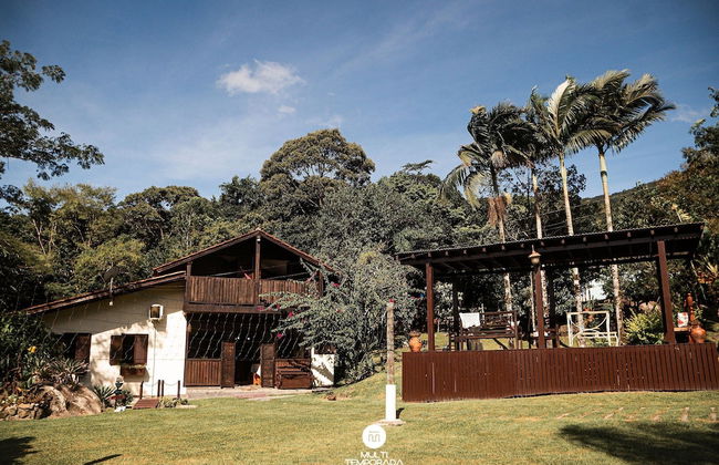 Sítio Morada do Pai com Sinuca e Piscina - Canelinha - SC - Foto 1