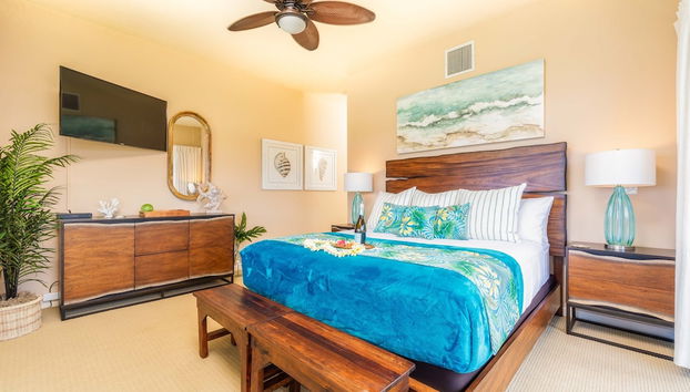 Kapalua Bay Vill 23g1 Ocean Front 1 Bd/1ba 1 Bedroom Villa by RedAwning - Foto 4, Habitación