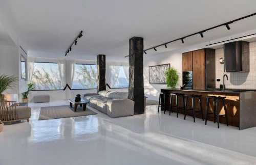 Mykonos Town Black Villa with Cave Heated Pool - Foto 11