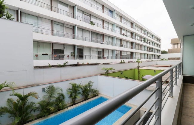 w Art Deco 1BR With Pool View in Barranco - Photo 31