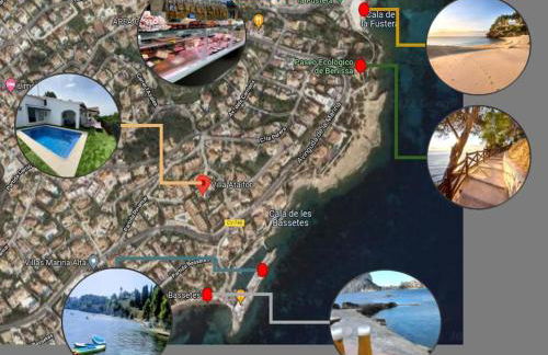 Espectacular villa junto a la playa, piscina privada y vistas al mar - Foto 12