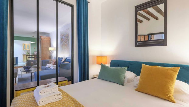 Spacious Apartment - 2br/6p - Bastille - Foto 5, Habitación