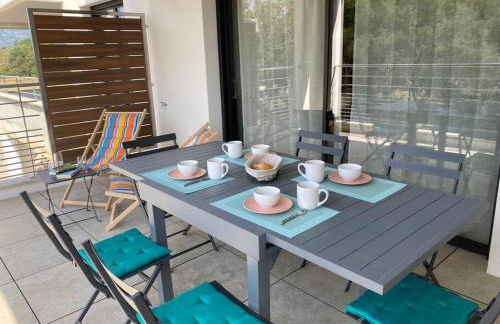 T2 neuf 4 personnes avec piscine/terrain tennis - Foto 34