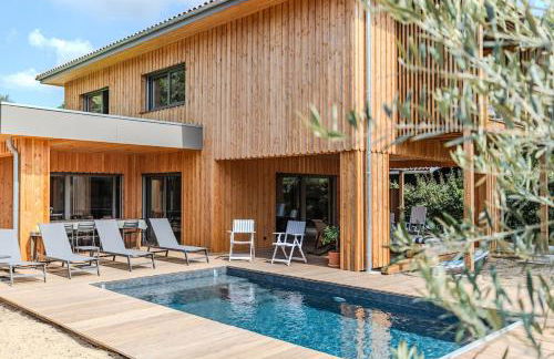 Villa 10 pers à Carreyre, piscine chauffée, clim - Foto 38