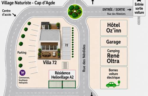 Naturiste Heliovillage Villa de Standing - Foto 20