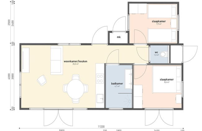 Chalet by Water in Idskenhuizen Recreation Park - Foto 18