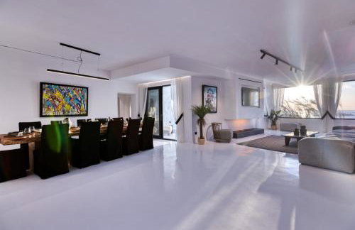 Mykonos Town Black Villa with Cave Heated Pool - Foto 14