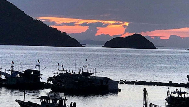 Atardecer desde Cat Ba