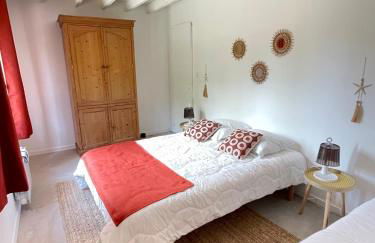 GITE 4 MN DE LA mer et cabourg, piscine, cheminée, table de ping pong, balançoire - Foto 8