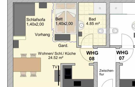 Gemütlich 8, Netflix und Kaffee frei, Parken vor der Tür - Foto 7