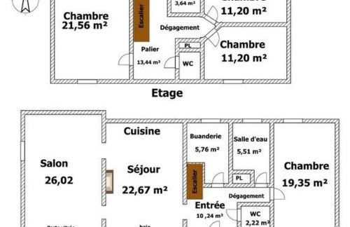 Maison rénovée en pleine campagne avec terrain, terrasse et équipements familiaux - FR-1-426-157 - Foto 7