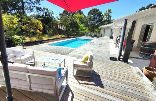 Villa spacieuse avec piscine chauffée, jardin et terrasse à Petit-Piquey - FR-1-736-9 - Photo 5