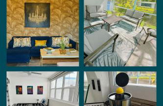 4bdrm Waterfront salt water Pool home with Outdoor theater Game Rm Make up vanities in every room Perfect for Game days and concerts trips to Miami Hard rock stadium and hotel 15 mins away - Foto 1