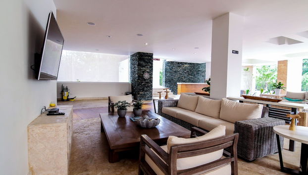 Zona de estar del vestíbulo