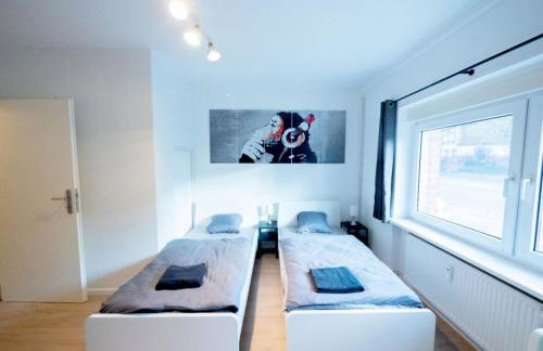 have-a-nice-Stay - Schwarzenbek - Monteursunterkunft - Einzelbetten - gute Anbindung - Bettwäsche - Foto 26