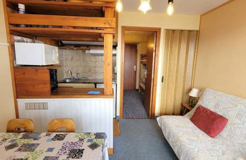 Studio 4 pers, balcon sud, parking, résidence calme - FR-1-393-161 - Foto 1