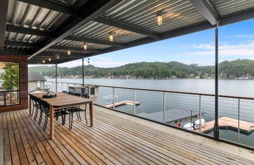 Lakefront Luxury Stunning Views Dock Hot Tub - Foto 38